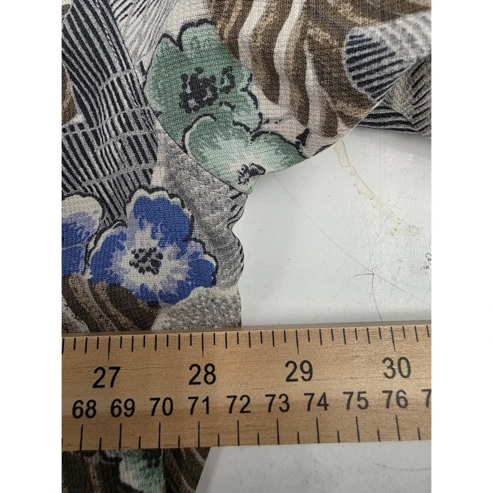 Tommy Bahama Shirt Mens XL Multicolor Floral Silk Hawaiian‎ Camp Button Front